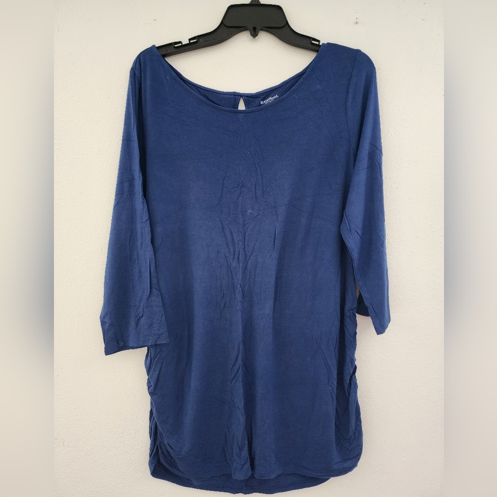 Motherhood Navy Blue Tunic Top